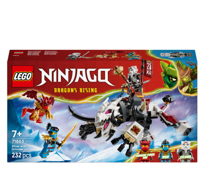 Klocki LEGO® LEGO NINJAGO 71863 Zilvar i smocza bestia Grimtak